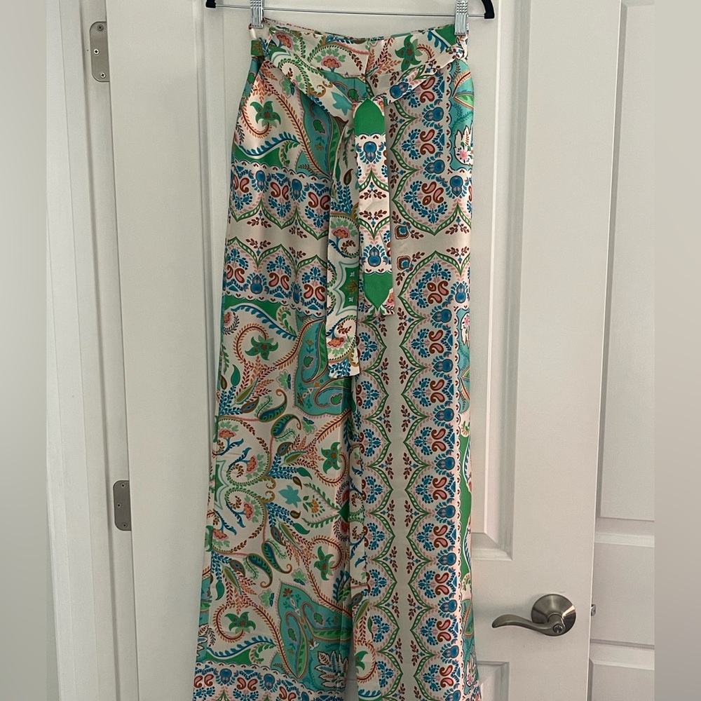 Mango Print Pants NWT - Picture 8 of 9